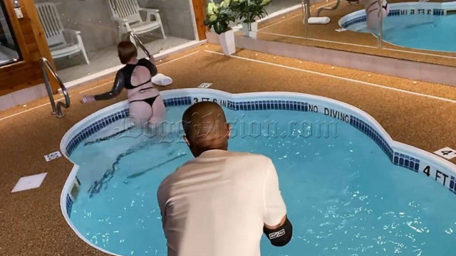 Out of the Swimming Pool, Into the Photo Shoot