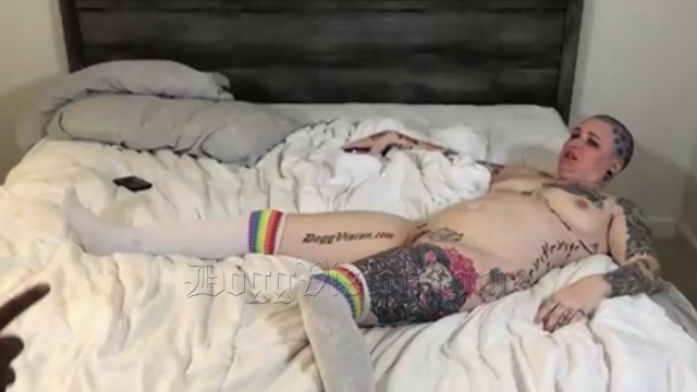 BTS Inked Babe Can't Move After Squirting Orgasm